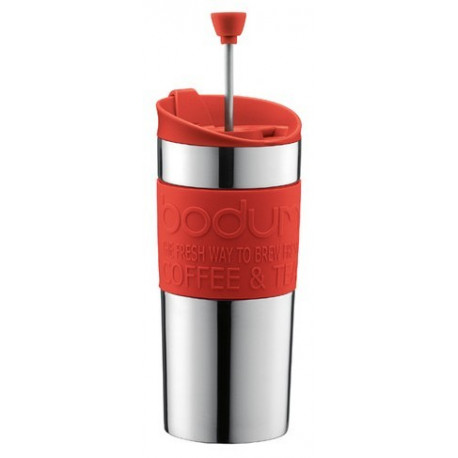 Bodum Travel Mug Press rouge