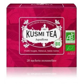 Kusmi Tea AquaRosa Bio visuel Feuilles