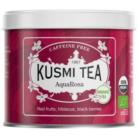 Kusmi Tea AquaRosa Bio visuel Feuilles