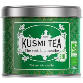  Kusmi tea menthe thé vert bio boite métal 100g