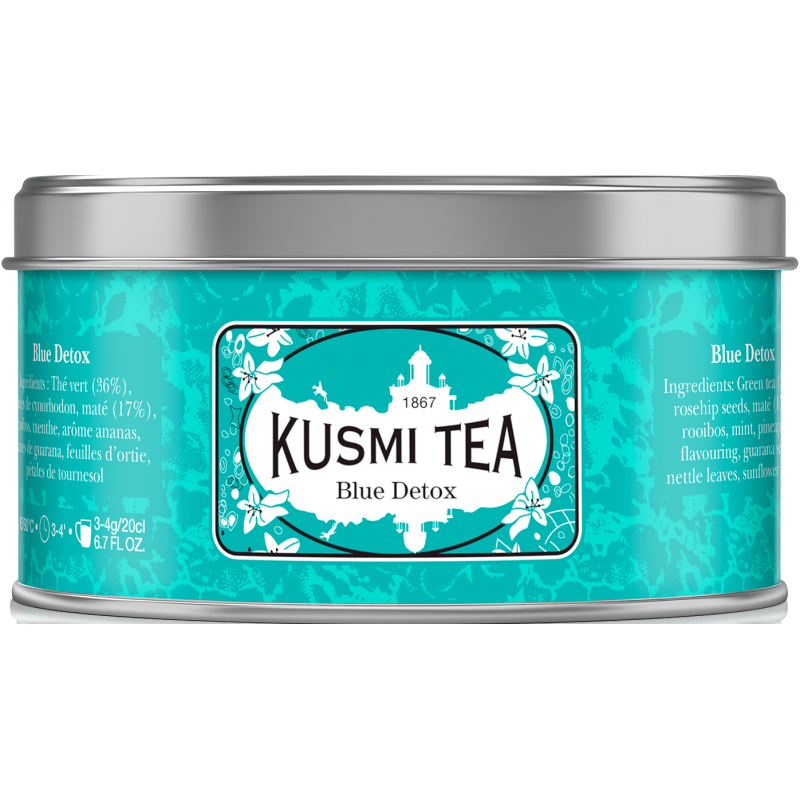 Thé vert Detox bio - Boite vrac en métal - Kusmi Tea