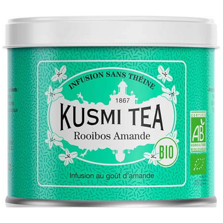 Kusmi Tea - Lov Organic Rooïbos Amandes boite métal 100 grammes
