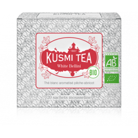 Kusmi Tea White Bellini - thé blanc bio - boite 100 grammes