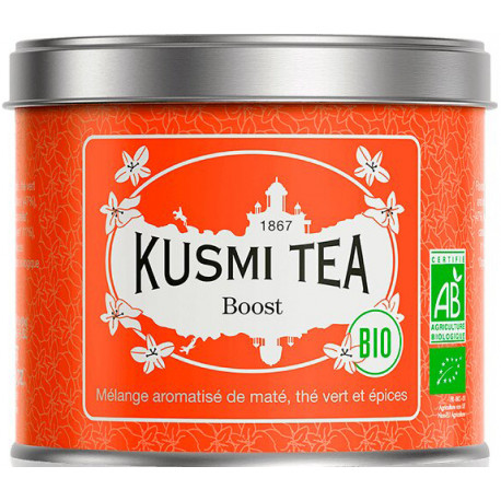 KUSMI Tea Boost - Thé vert Maté