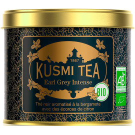 Kusmi Tea Earl Grey Intense Bio, boite métal 100 grammes