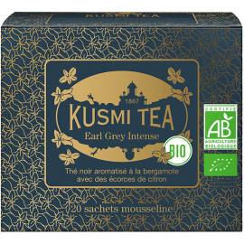 Kusmi Tea Earl Grey Intense Bio, boite métal 100 grammes