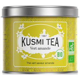 Kusmi Tea Thé vert Amande Bio boite 100 grammes