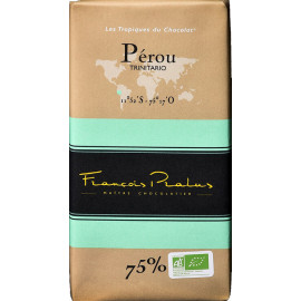 TABLETTE 100g Bio PÉROU - Chocolat Pralus 