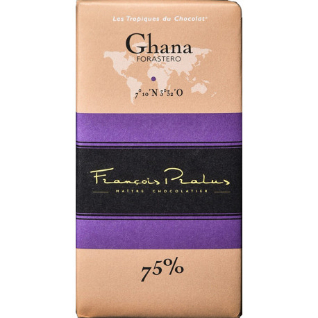 Pralus Tablette chocolat Ghana 100 grammes