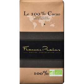 Tablette 100g 100% cacao Bio - Chocolat Pralus