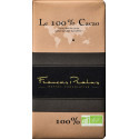 Tablette 100g 100% cacao Bio - Chocolat Pralus