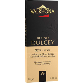 Tablette de chocolat blond dulcey 32% cacao - Valrhona
