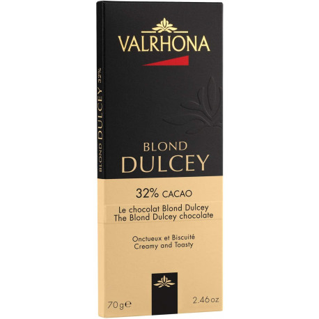 Tablette de chocolat blond dulcey 32% cacao - Valrhona