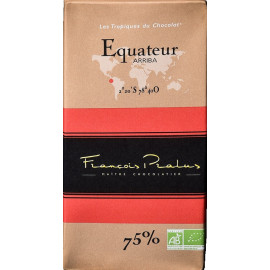 TABLETTE 100g CHOCOLAT EQUATEUR - Pralus 