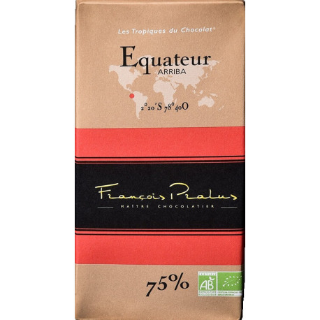 TABLETTE 100g CHOCOLAT EQUATEUR - Pralus 