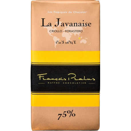 TABLETTE 100g CHOCOLAT La JAVANAISE - Pralus 