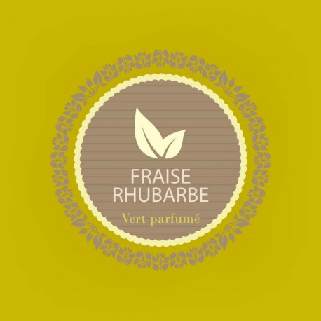 FRAISE RHUBARBE - thé vert parfumé