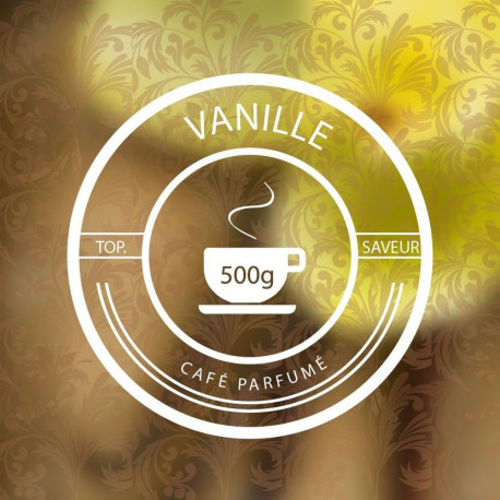 VANILLE-Café-parfumé-Vrac-500g
