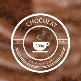 CHOCOLAT 500g - - café parfumé aux arômes naturels