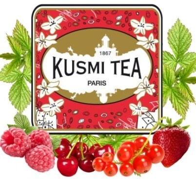 Présentation Kusmi Tea Quatres Fruits rouges