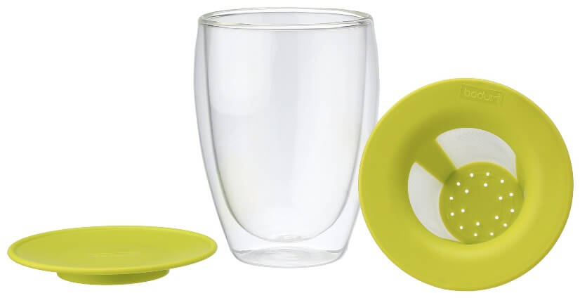 Verre Double Paroi avec Filtre Infuseur en Plastique - Bodum