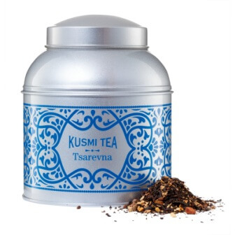 Kusmi tea tsarevna boite et thé