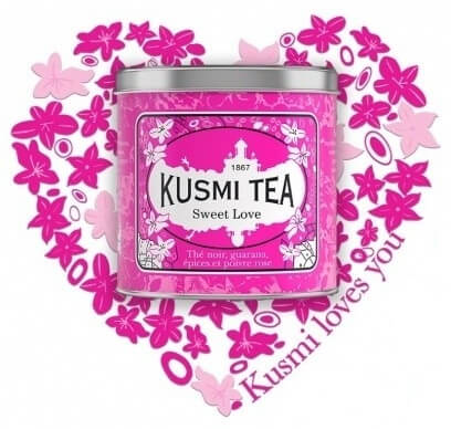 Kusmi Tea SWEET LOVE - th noir pic TOP Marque de Th