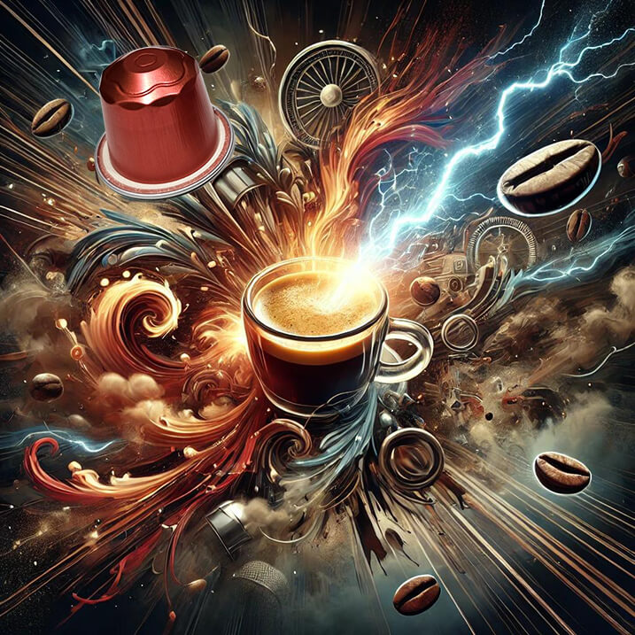 Ristrtto Capsule compatible nespresso force 10